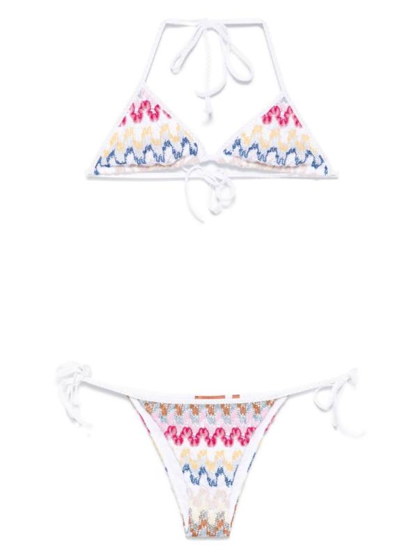 lamé-effect bikini