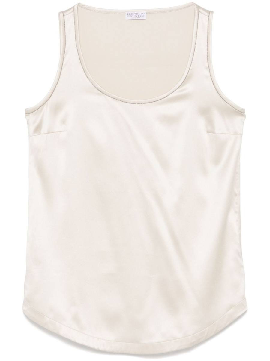 Monili chain-detail tank top