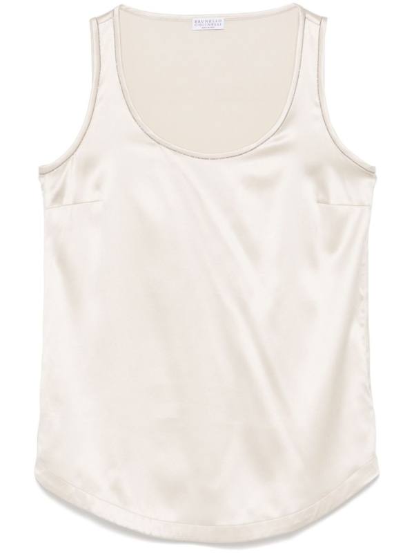 Monili chain-detail tank top
