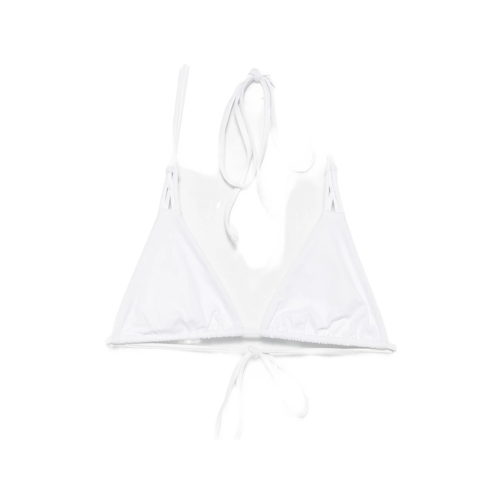 Frankies Bikinis X Jennie Encore Triangle-cup Halterneck Bikini Top