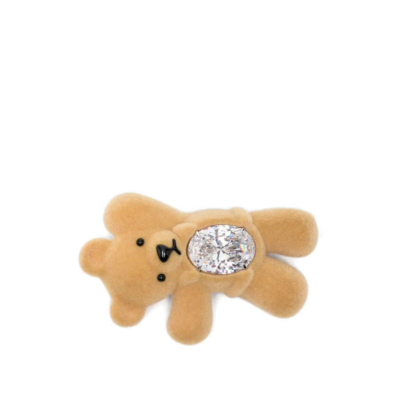 Yvmin Embellished-teddy Bear Hair Clip