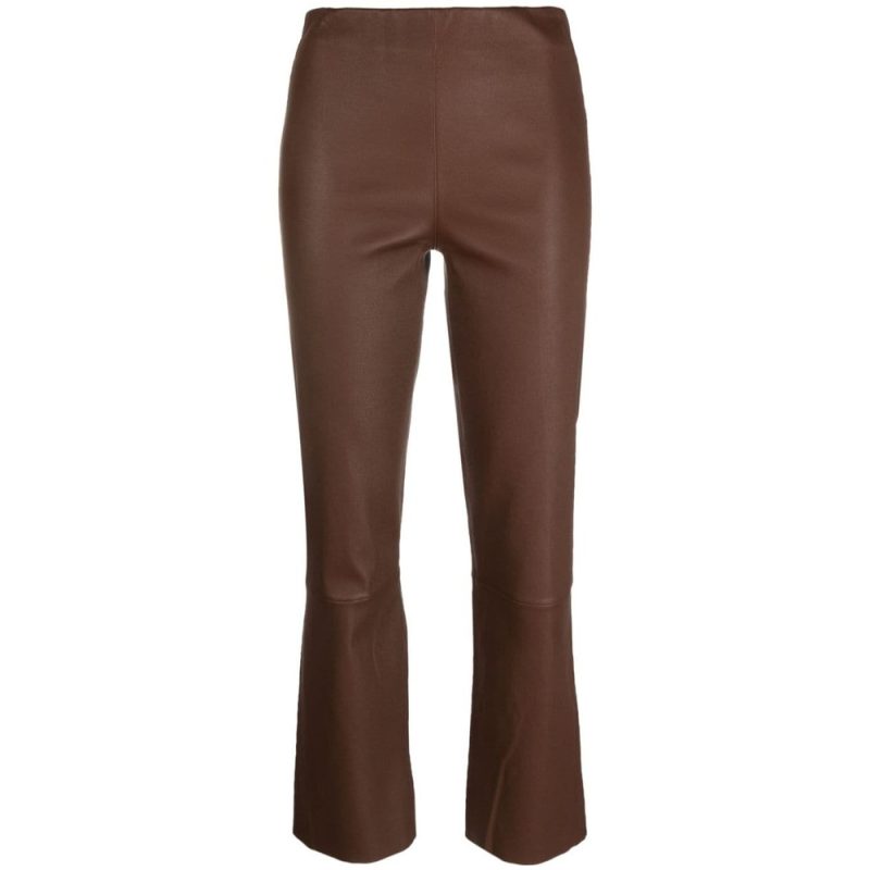 By Malene Birger Slim-cut Leather Trousers
