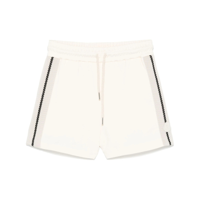 Moncler Knitted-trim Track Shorts