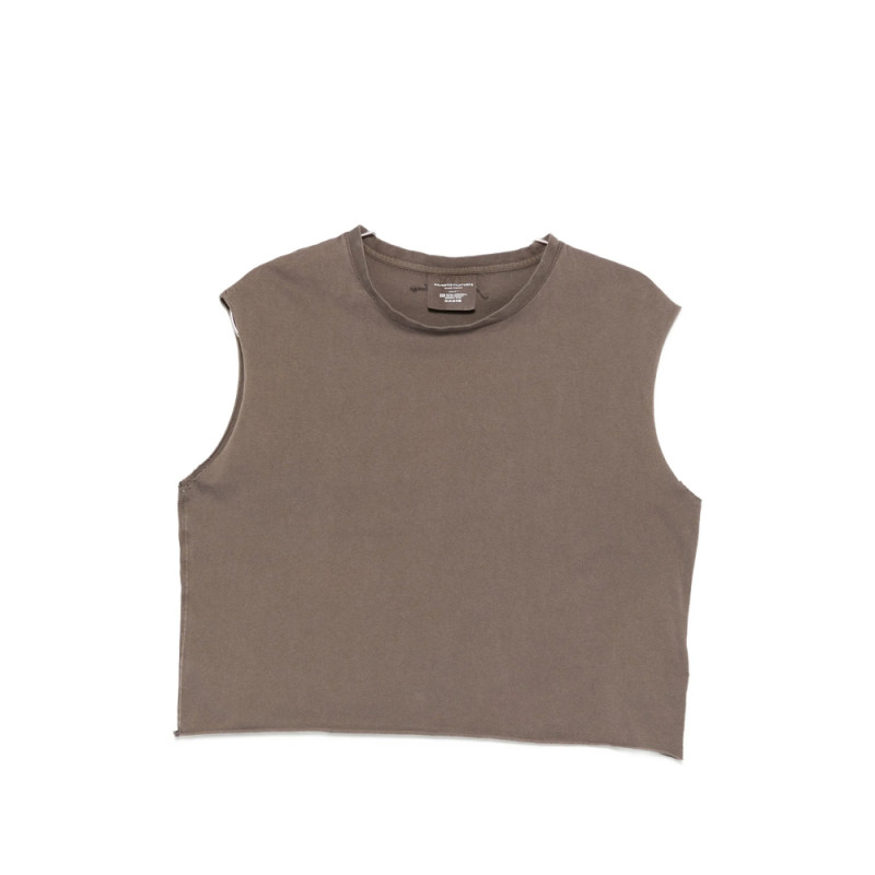 Majestic Filatures Logo-embroidered Sleeveless T-shirt