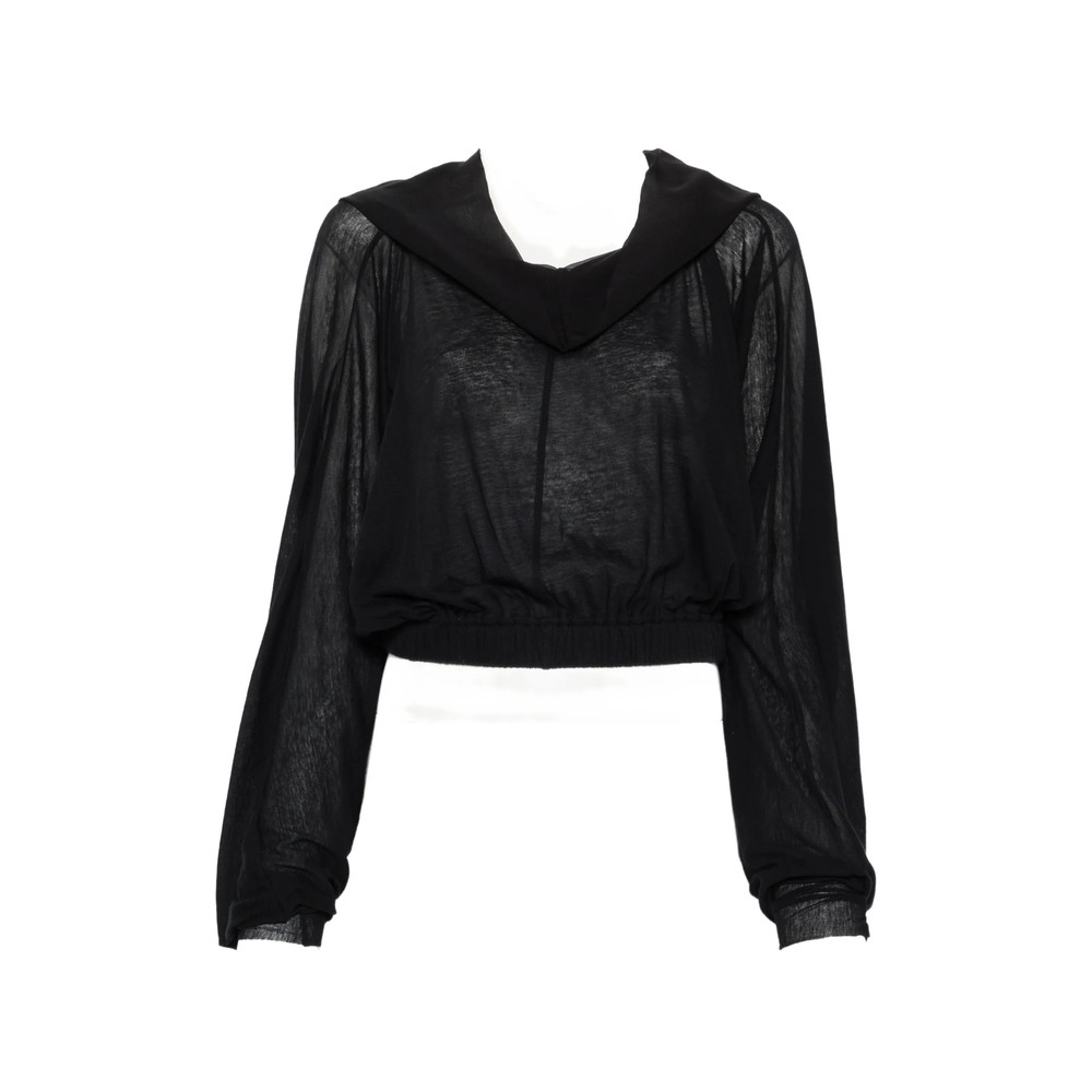 Rick Owens Hooded-neck T-shirt