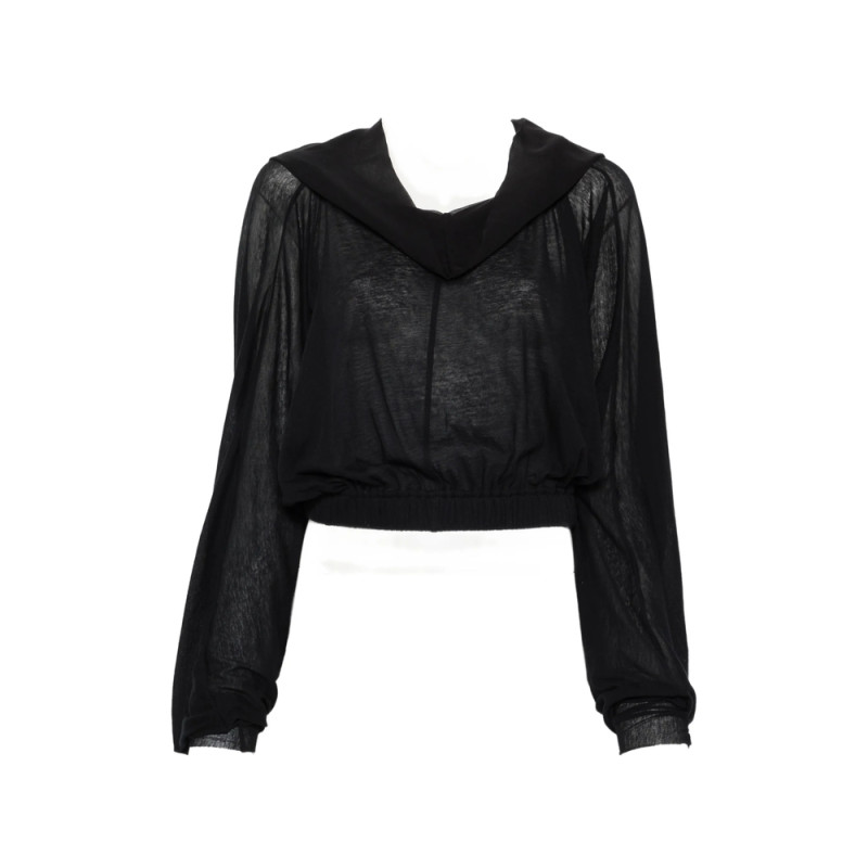 Rick Owens Hooded-neck T-shirt