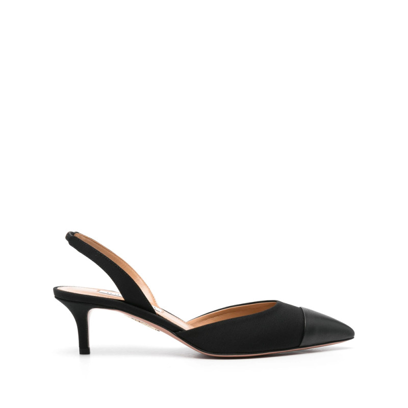 Aquazzura 60mm Contrasting-toecap Slingback Pumps