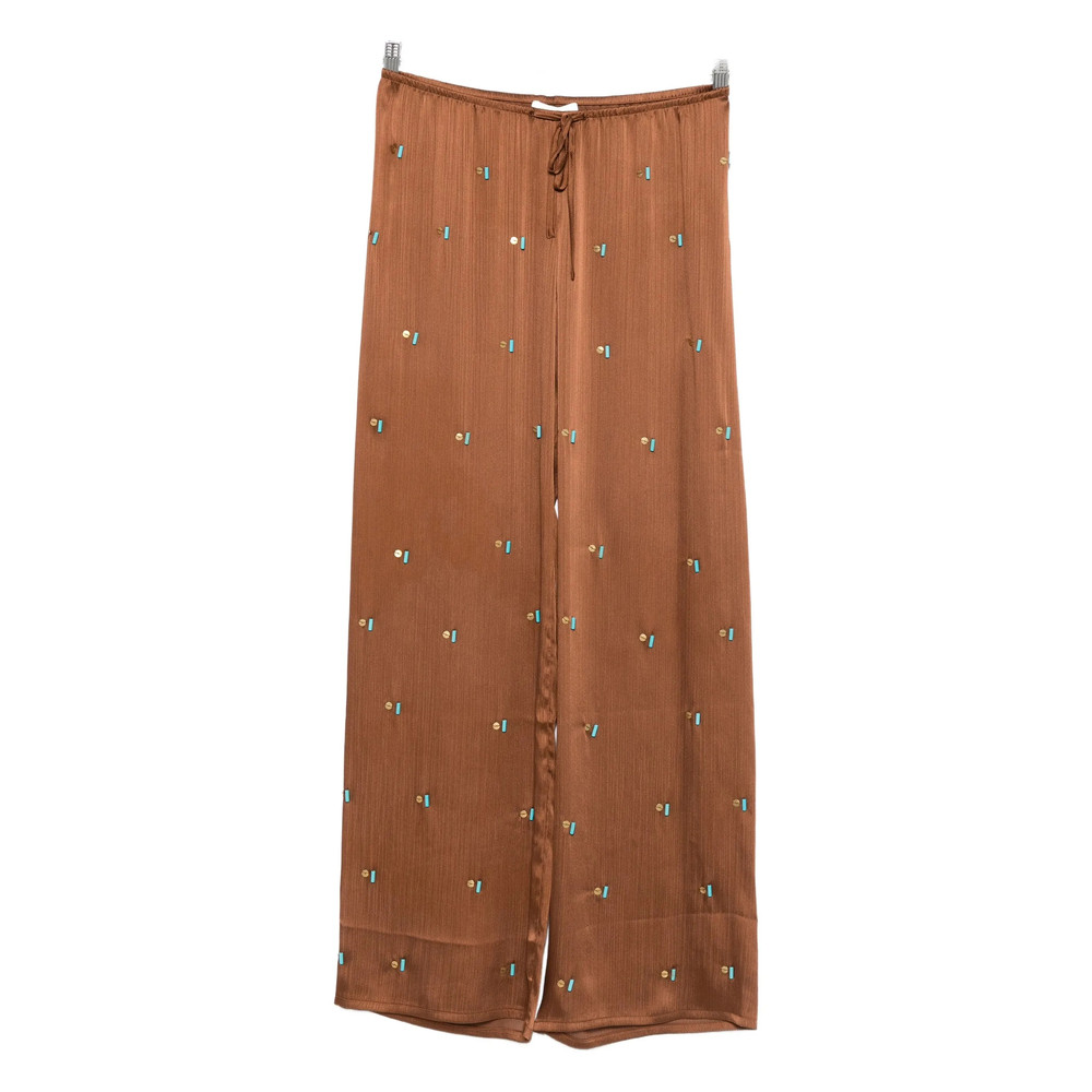 Siedres Manoce Embellished Drawstring Trousers