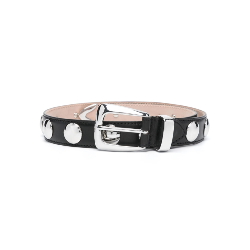 Khaite Studded Leather Belt