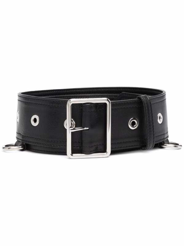 eyelet-embellished belt