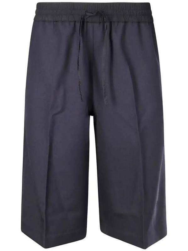 knee-length shorts