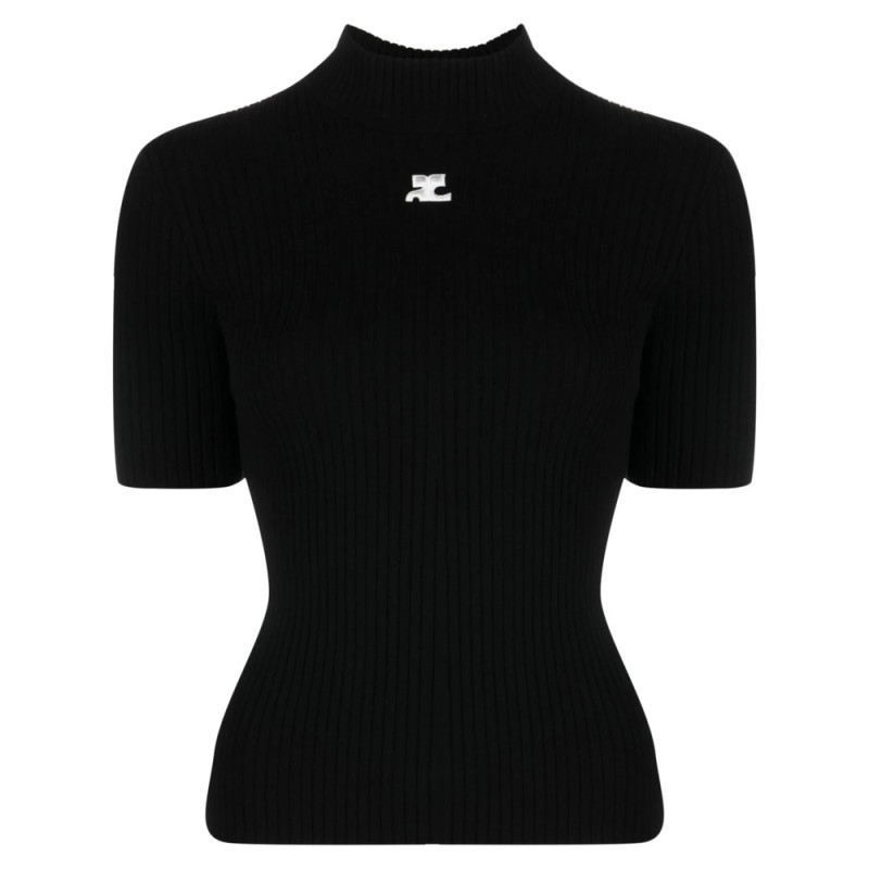 Courrèges Reedition Rib-knit Sweater