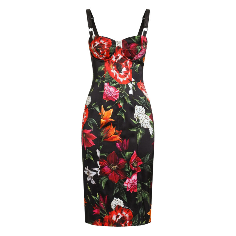 Dolce & Gabbana Floral-print Midi Dress