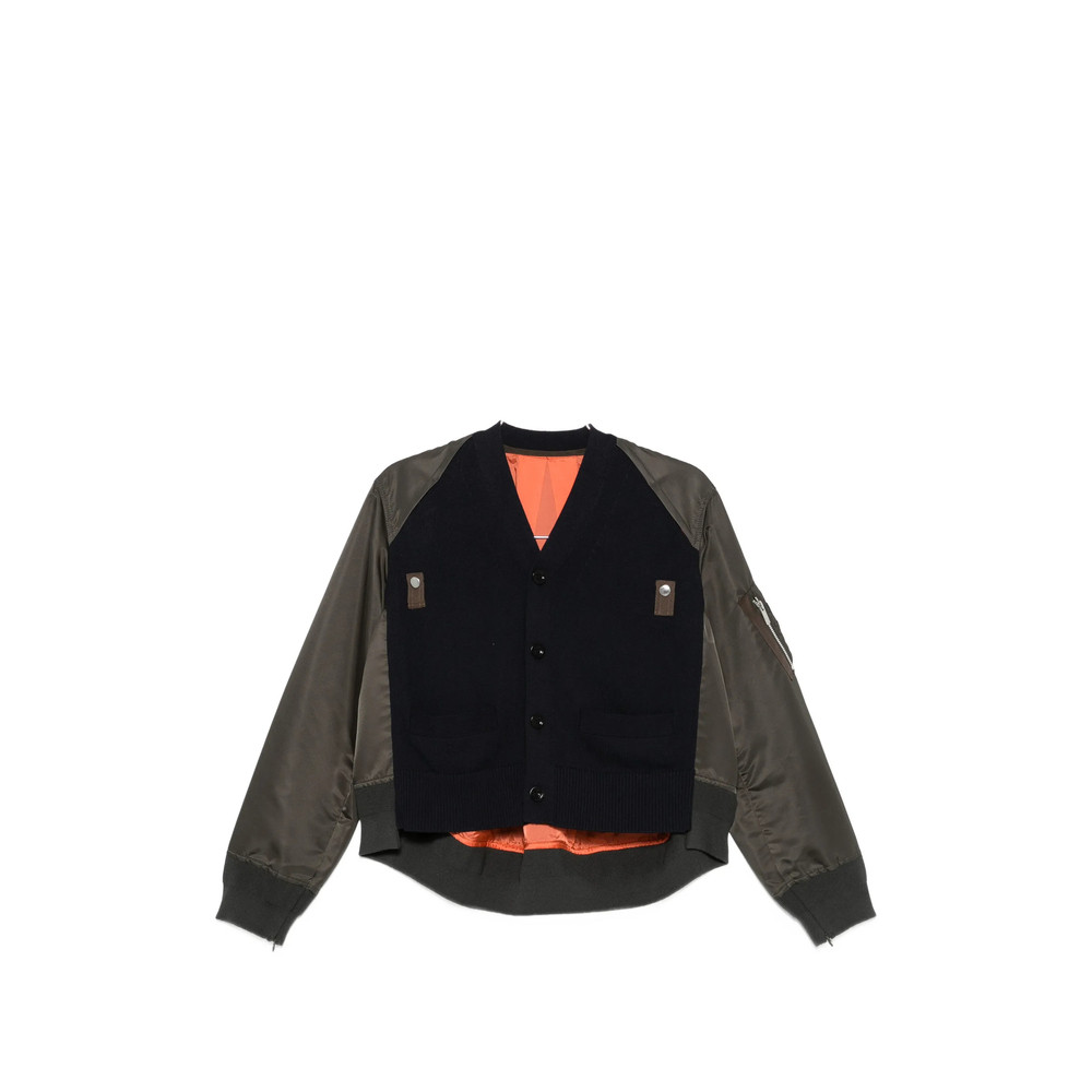 Sacai Long-sleeve Cardigan