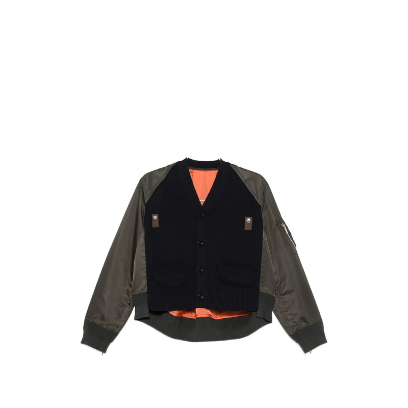 Sacai Long-sleeve Cardigan