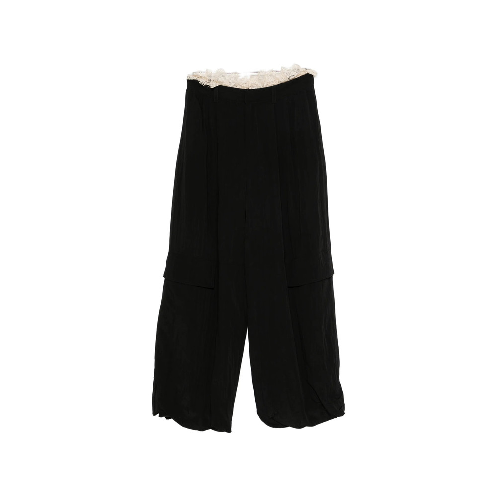 Sea Lace-trimmed Trousers
