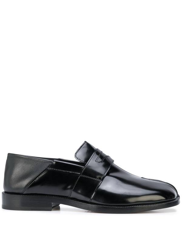 Tabi leather loafers