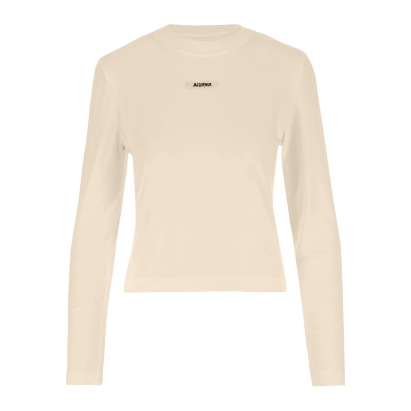 Jacquemus Le Gros Grin Logo-detail Long-sleeve T-shirt