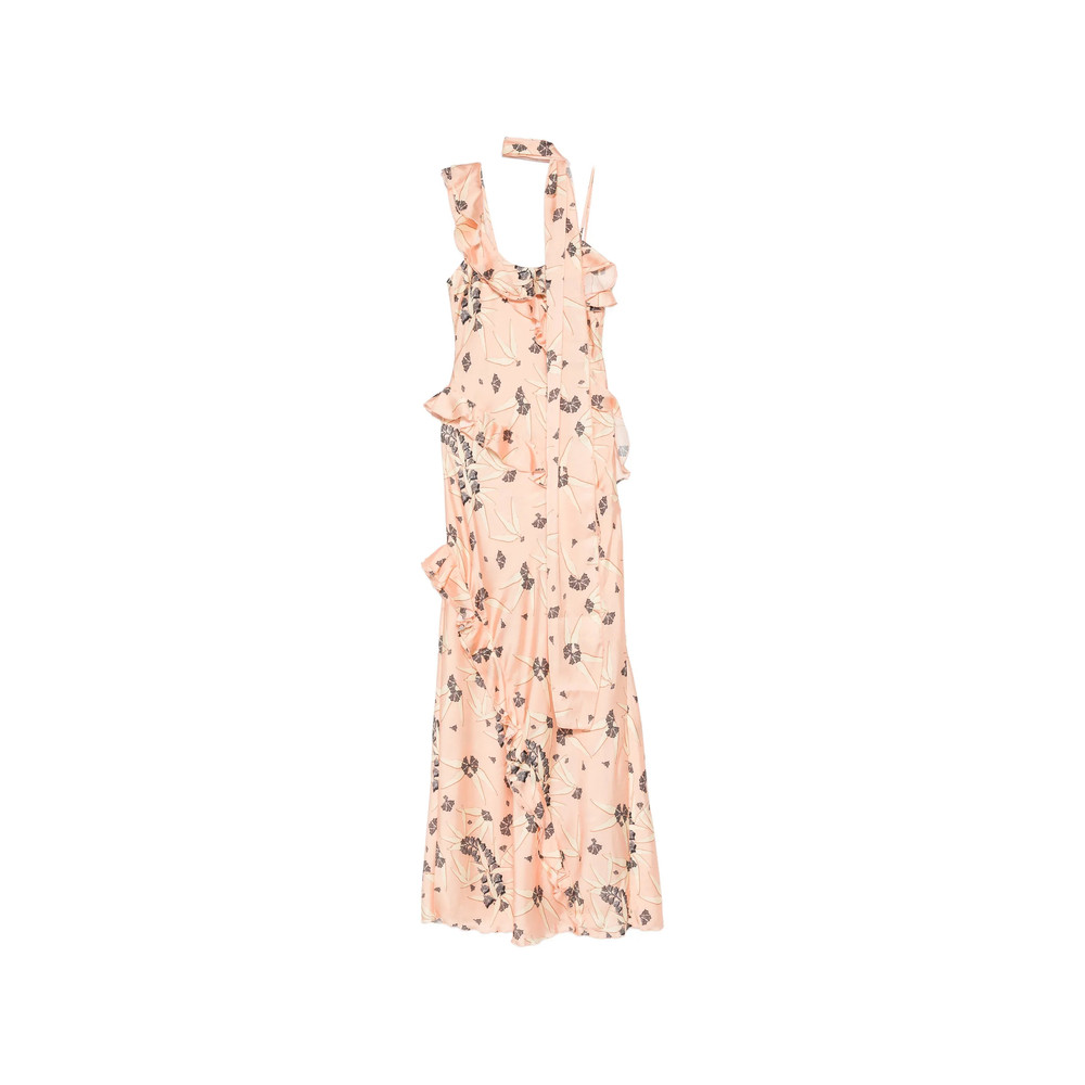 Siedres Monica Ruffled Floral Maxi Dress
