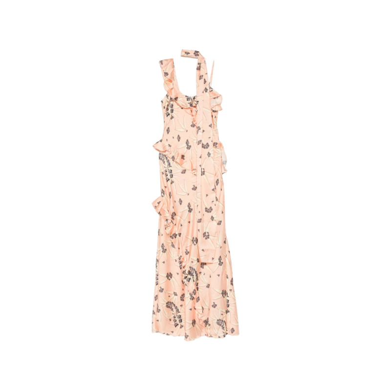 Siedres Monica Ruffled Floral Maxi Dress