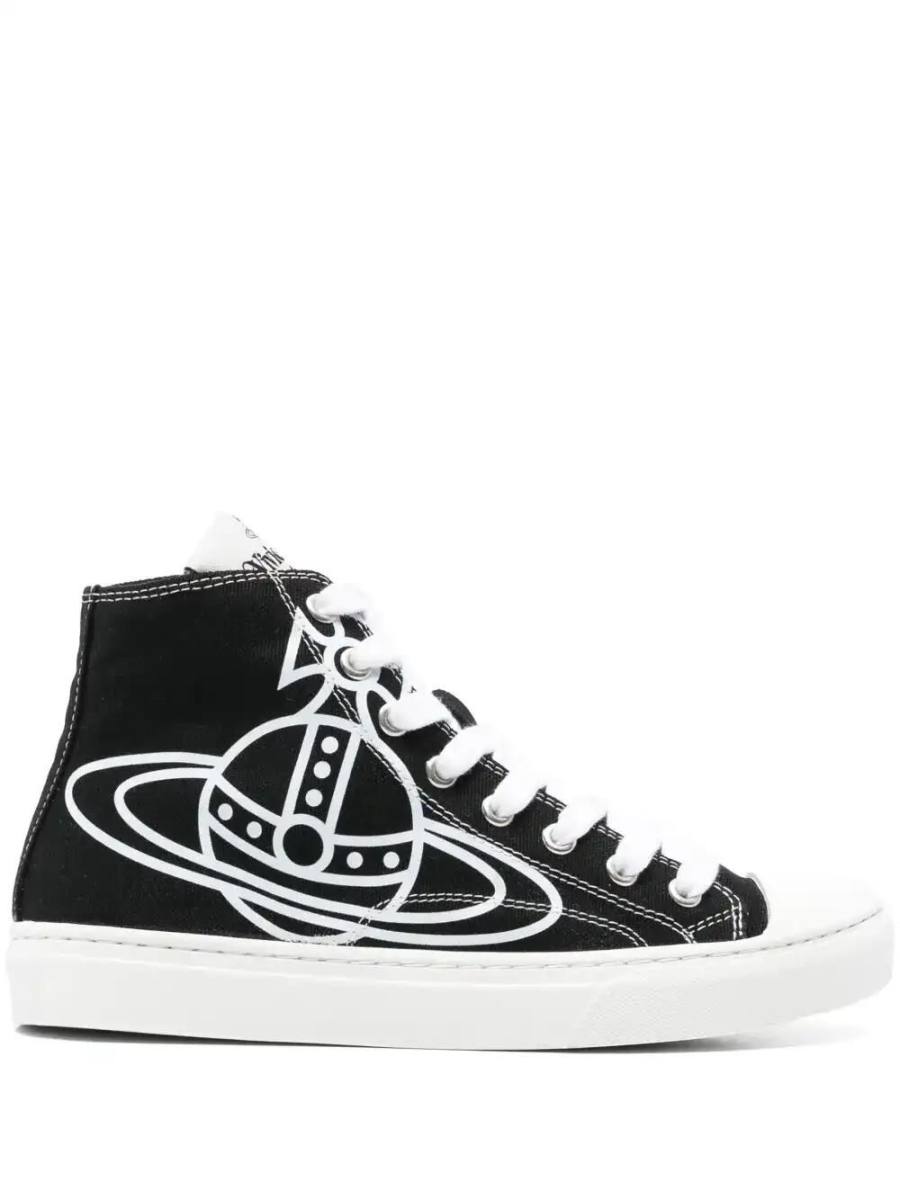 logo-print sneakers