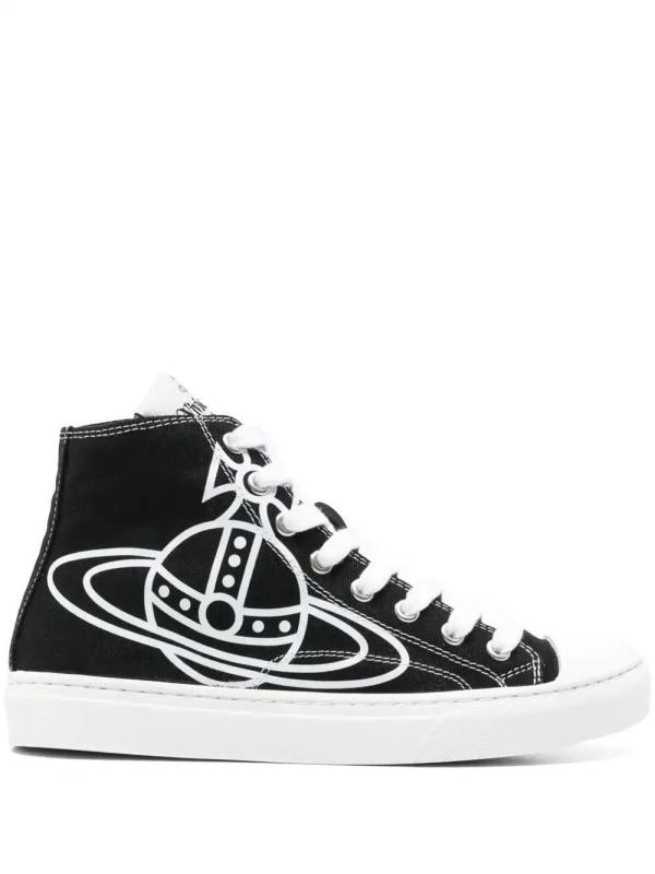 logo-print sneakers