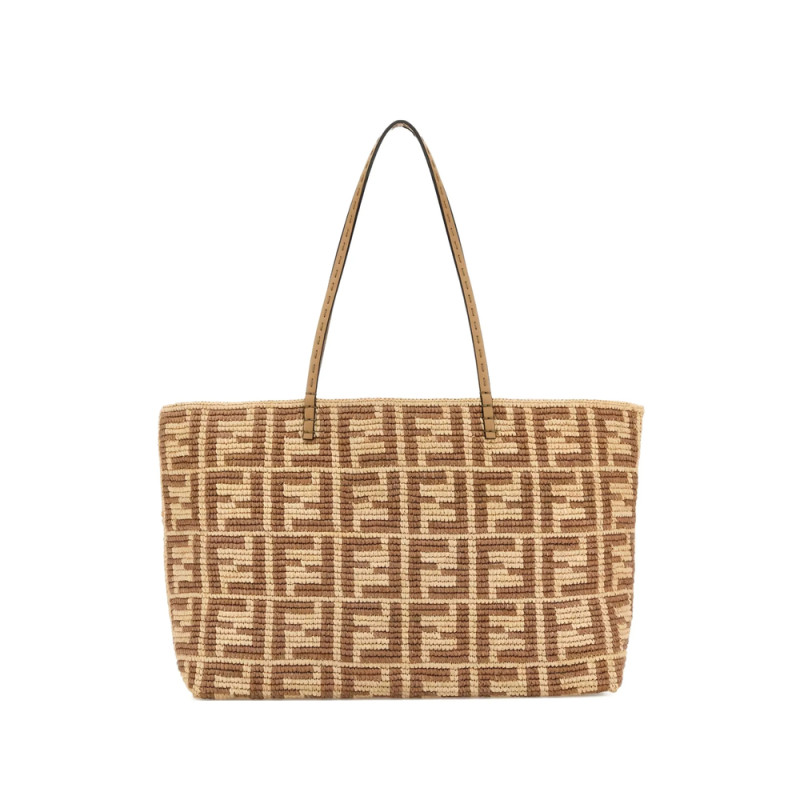 Fendi Large Embroidered Tote Bag
