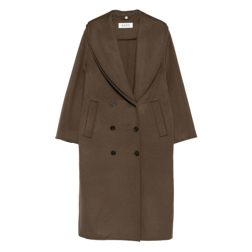 Rohe Double-breasted Shawl-collar Coat