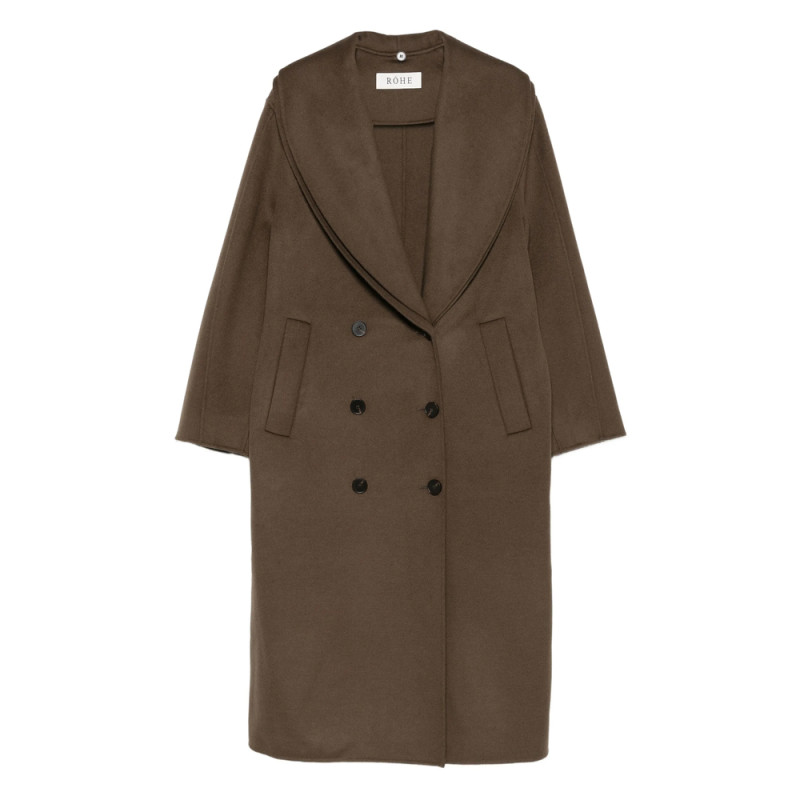 Rohe Double-breasted Shawl-collar Coat