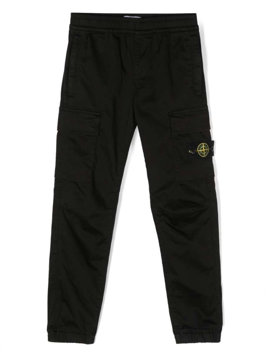 tapered-leg cargo track pants