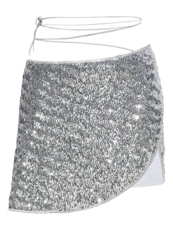 sequinned beach cover-up