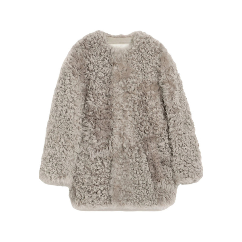 Ami Paris Shearling Short Coat