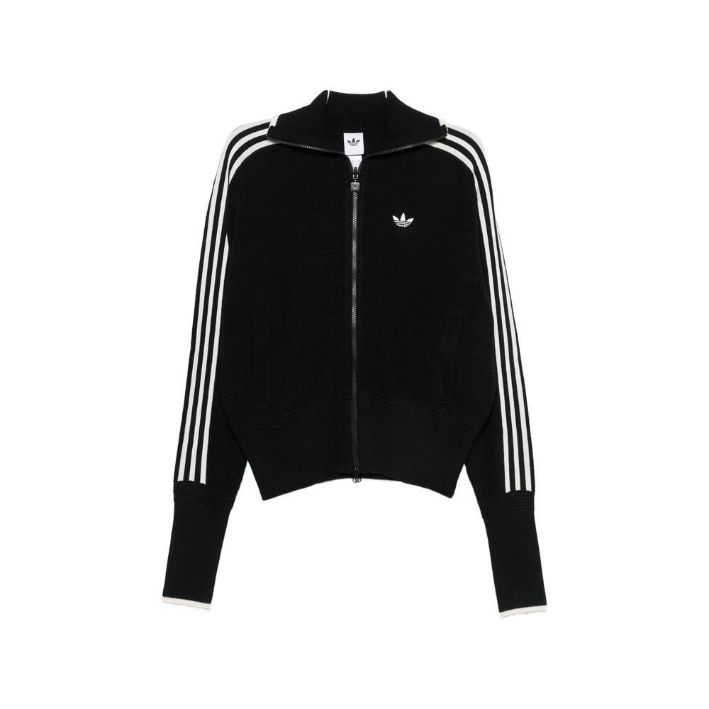 Adidas Firebirdside-stripe Trefoil-logo Cardigan