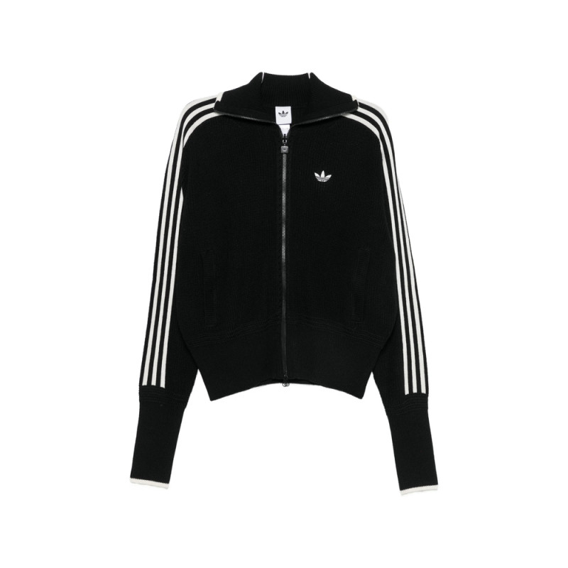 Adidas Firebirdside-stripe Trefoil-logo Cardigan