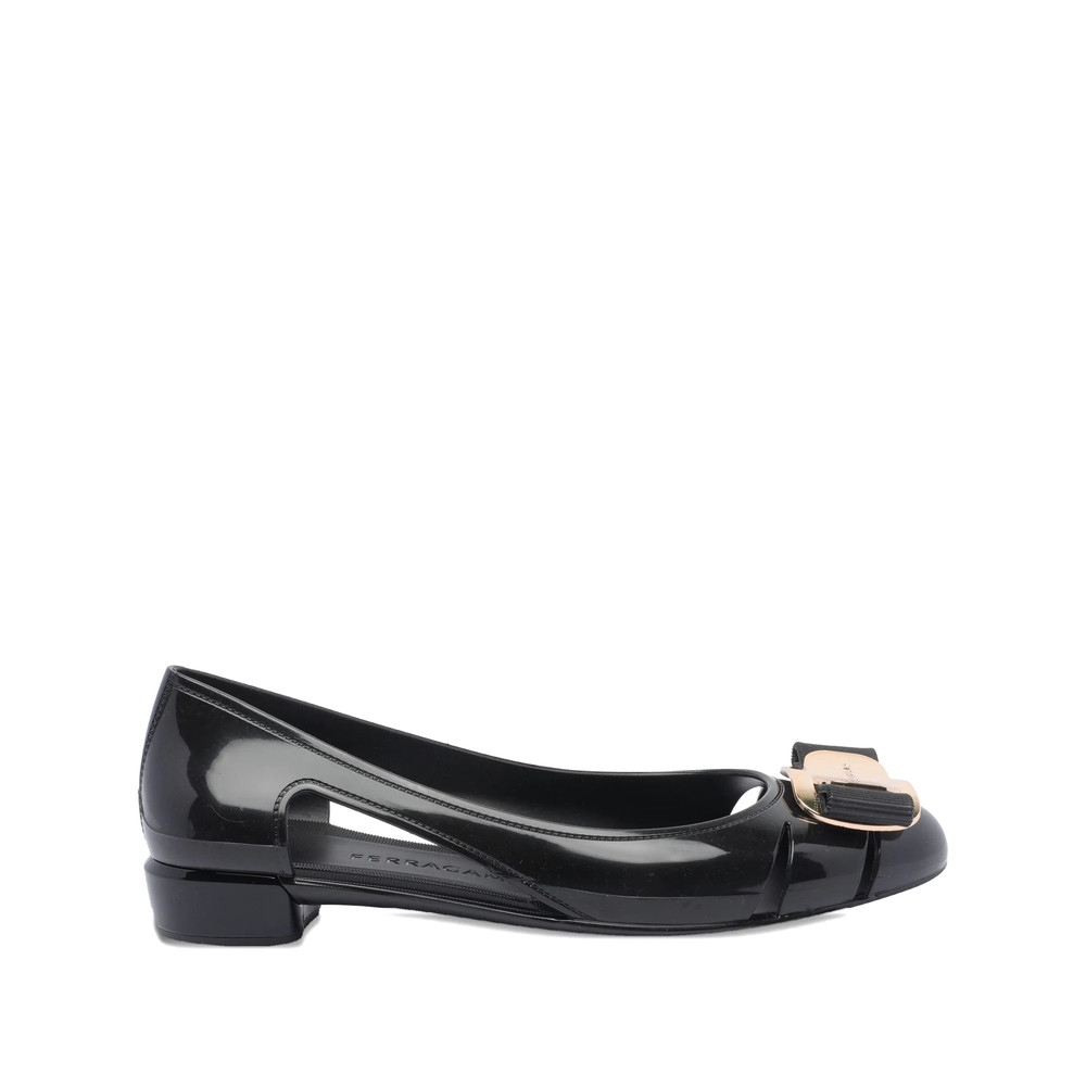 Ferragamo 30mm Leather Ballet Flats