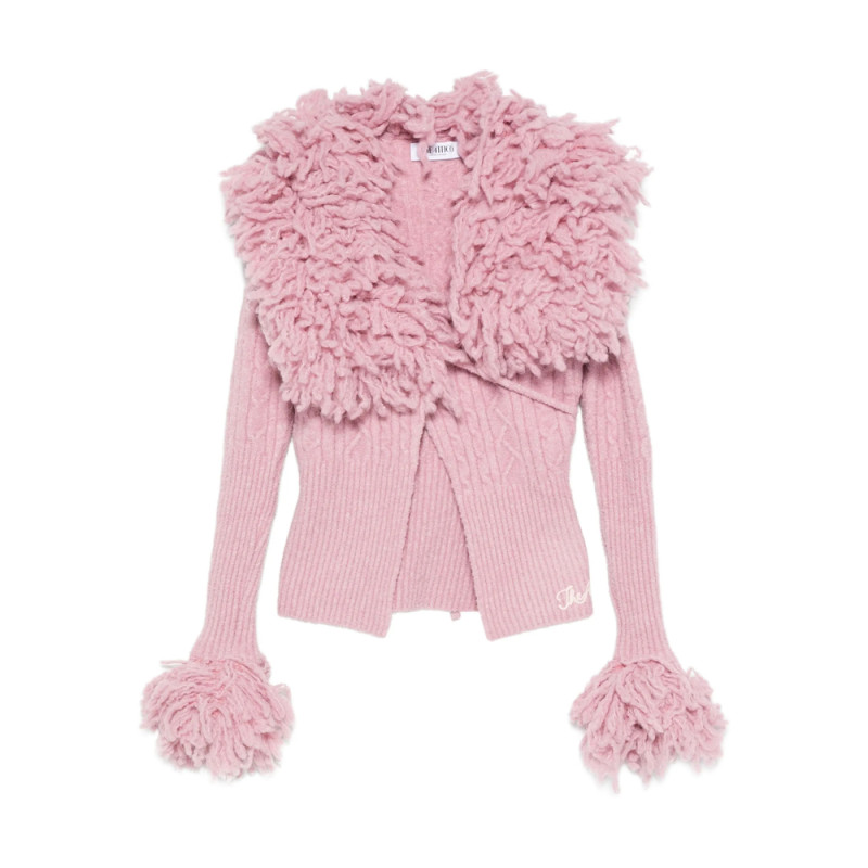 The Attico Cable-knit Cardigan