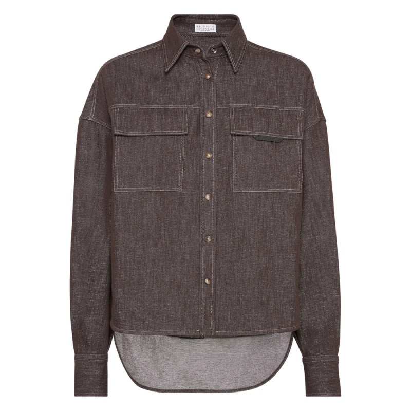 Brunello Cucinelli Contrast-lining Shirt