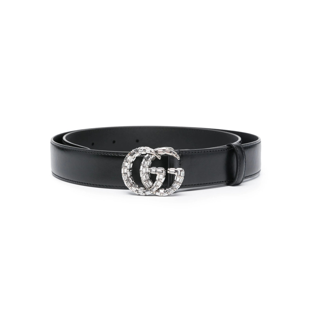 Gucci Double G Crystal-embellished Belt