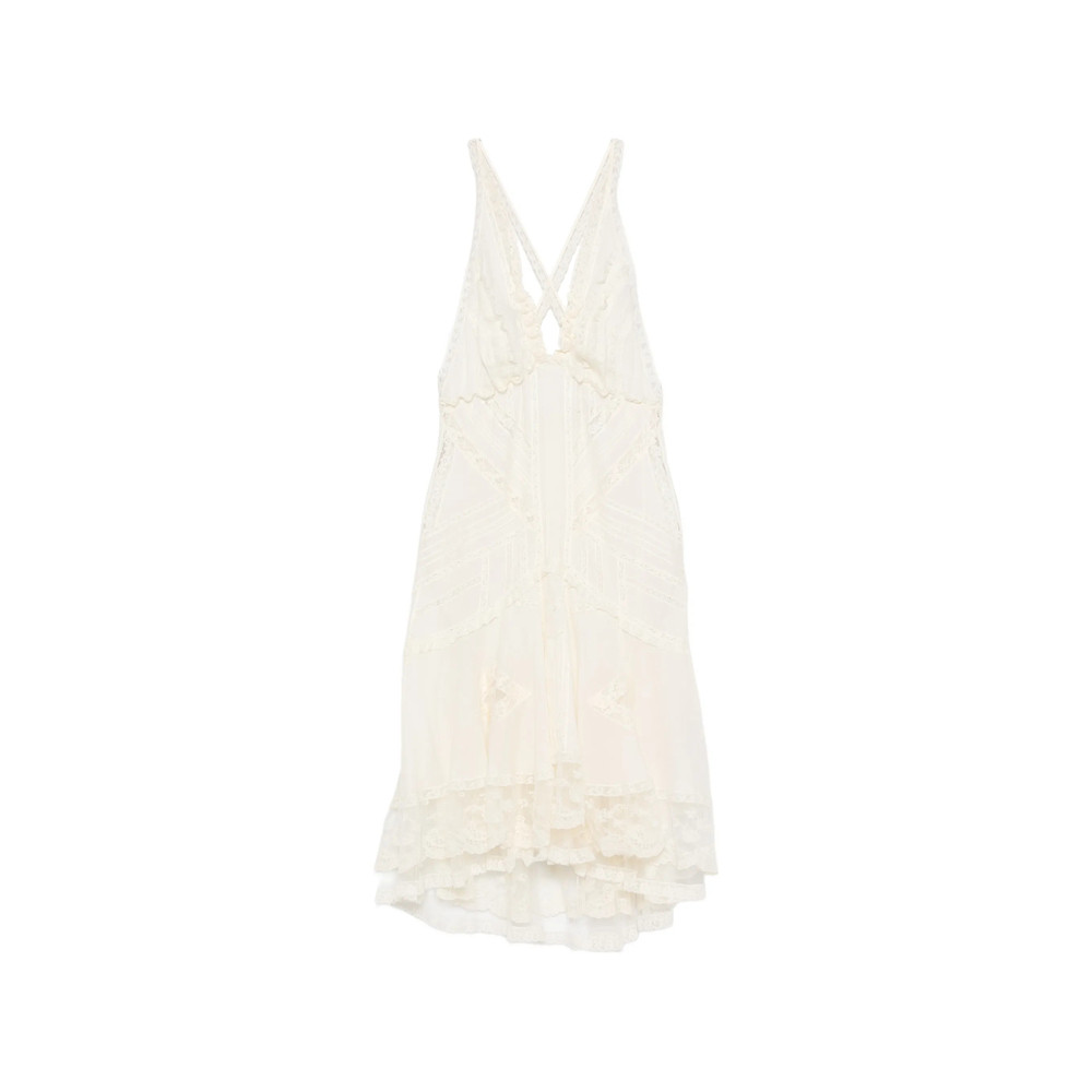 Ermanno Scervino Lace-detail Mini Dress
