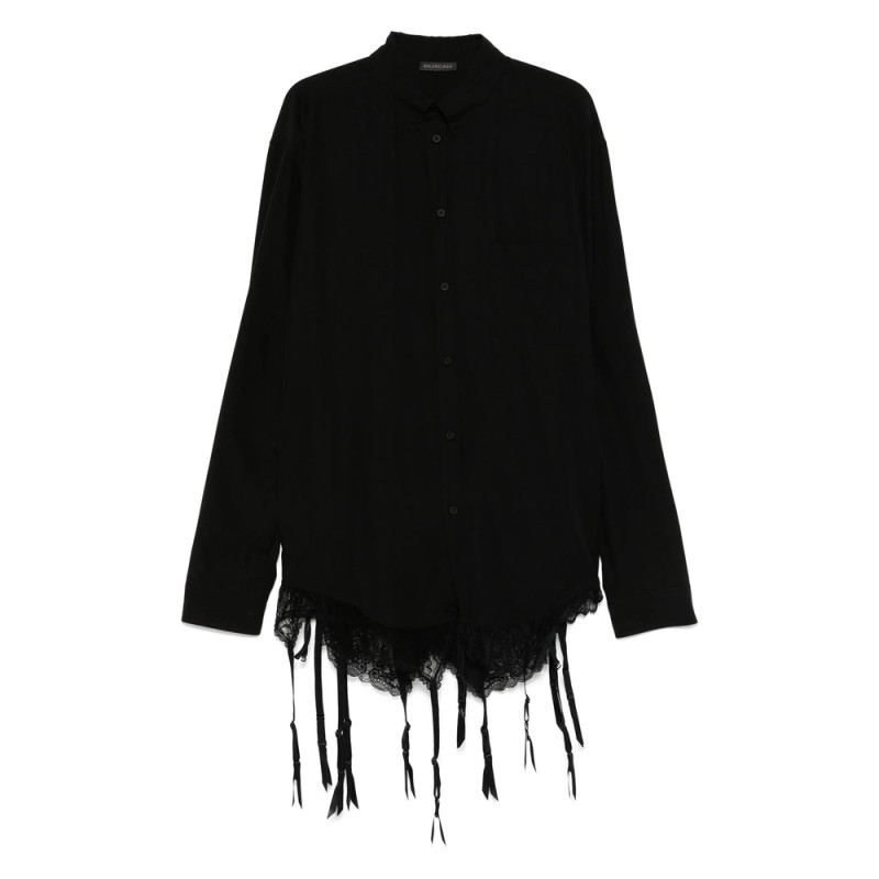 Balenciaga Lace-trim Shirt