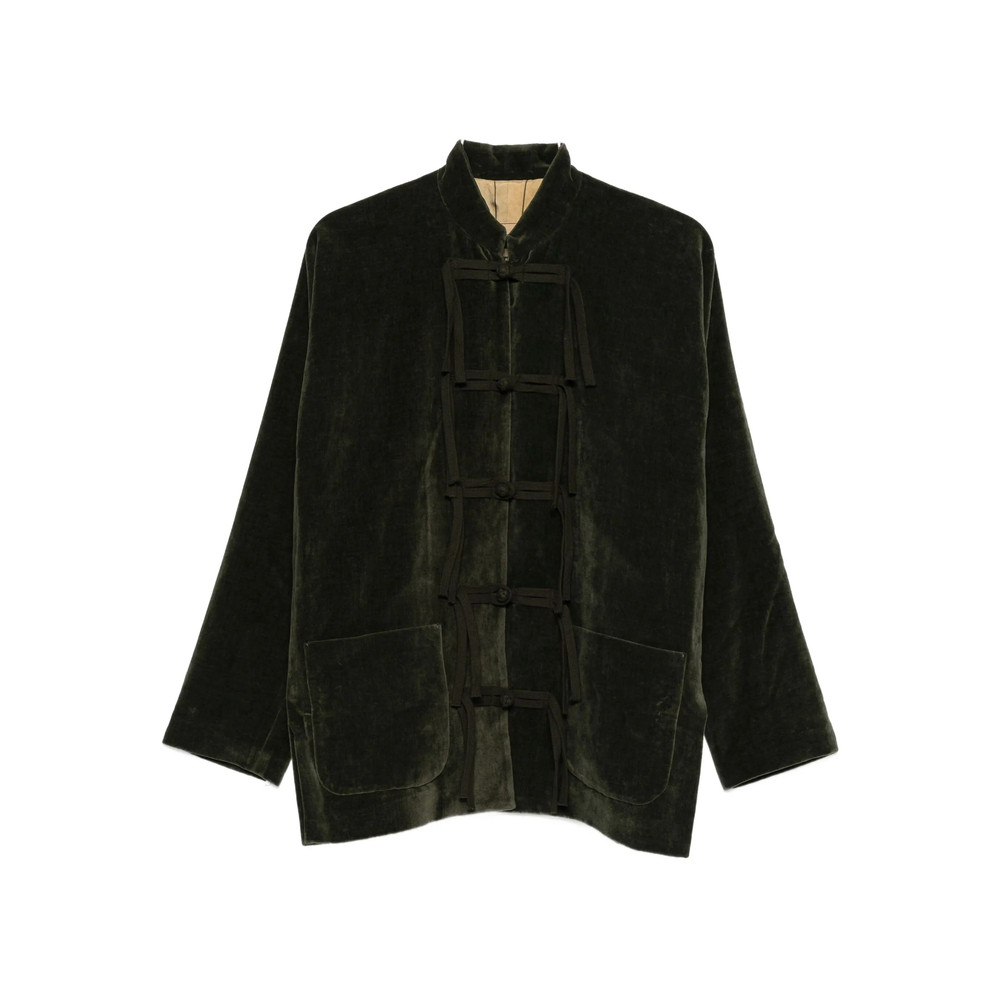 Uma Wang Knotted Velvet Jacket