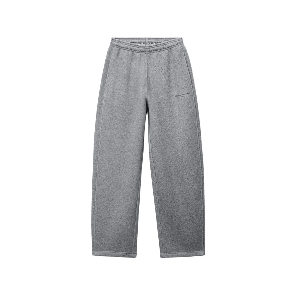 Alexander Wang Crystal Hotfix Mid-rise Relaxed Sweatpant