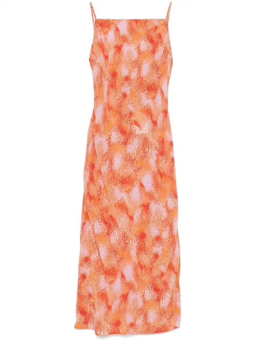 printed maxi dress