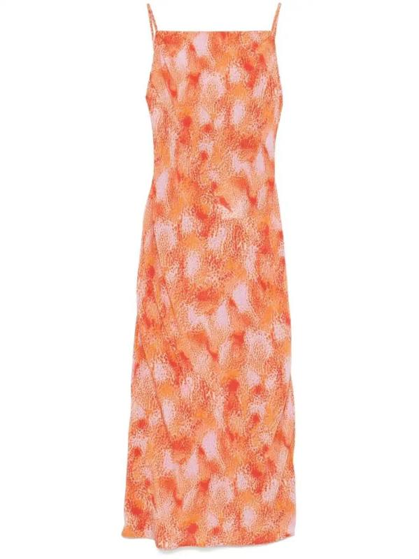 printed maxi dress