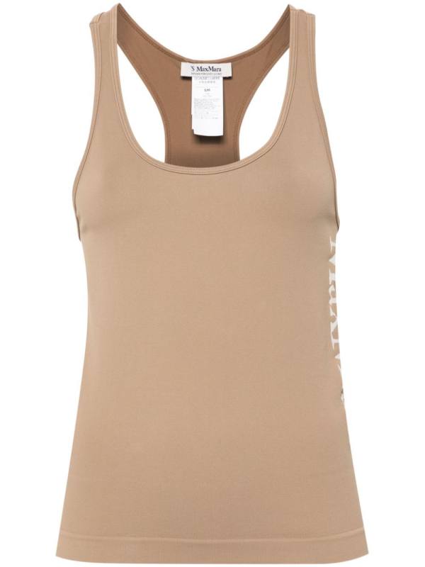 Fortuna logo-jacquard tank top