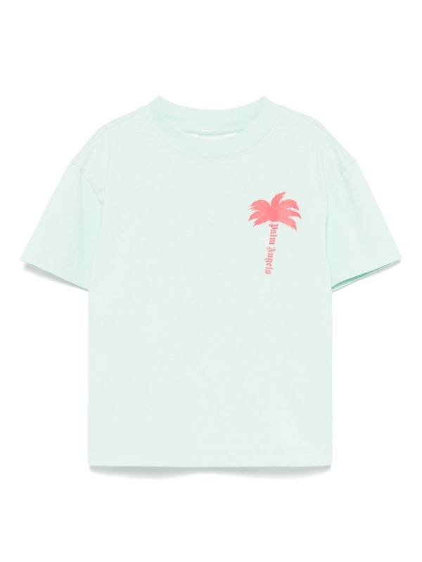palm-print T-shirt