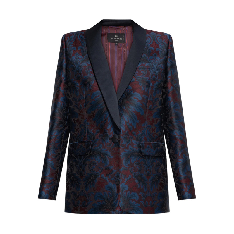Etro Paisley-pattern Shawl-lapel Blazer