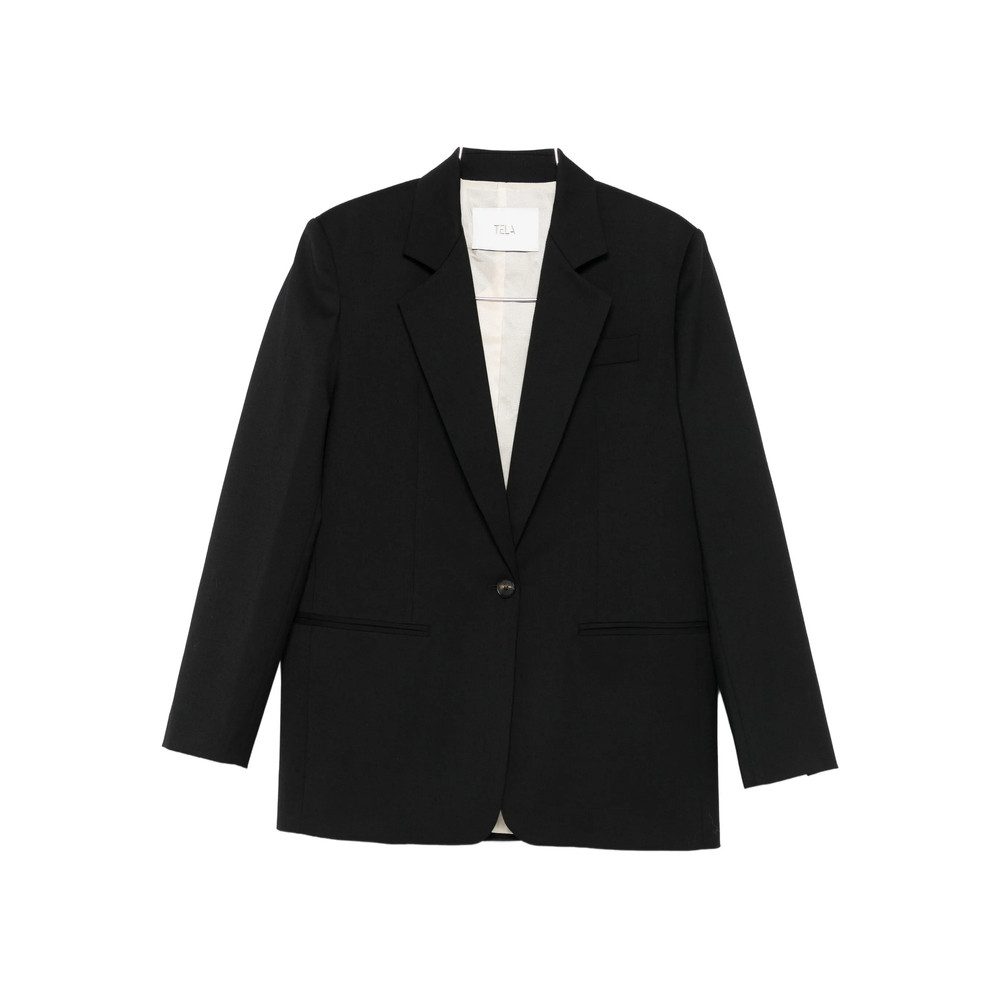 Tela Single-breasted Notched-lapel Blazer