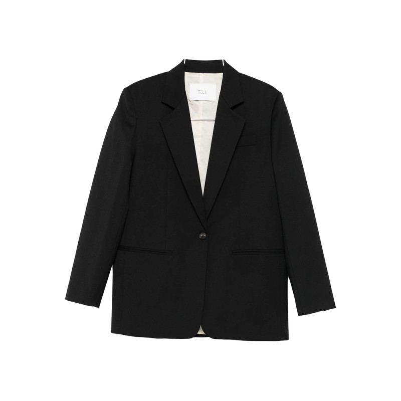 Tela Single-breasted Notched-lapel Blazer
