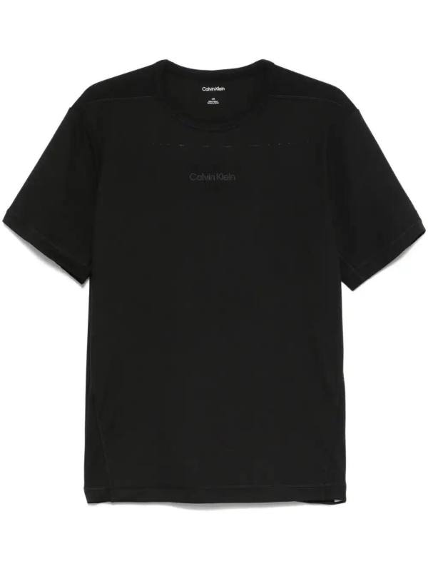 rubberised-logo performance T-shirt